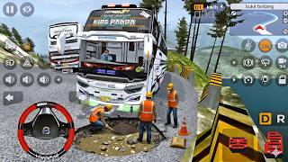 TJ Kids Panda Bus Falls into Pothole on Bukit Bintang Slope