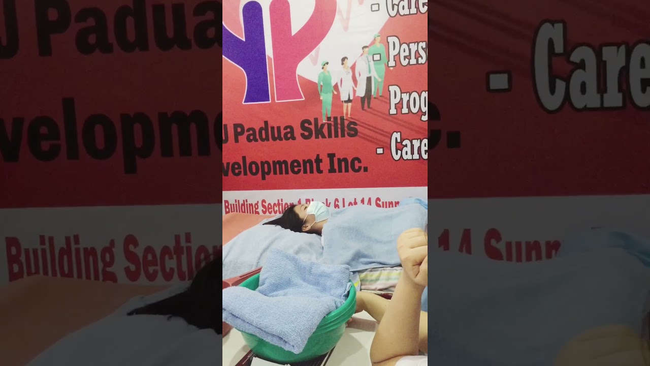 Mj Padua Caregiving School | Bed Shampoo and Bed Bath | TESDA Caregiving NCII