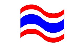 Python Turtle Graphic and Code: Thai Flag