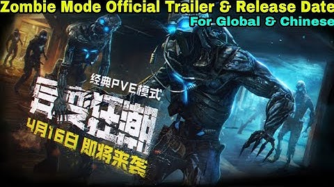 Zombie Mode Official Release Date & Trailer COD Mobile Global & Chinese