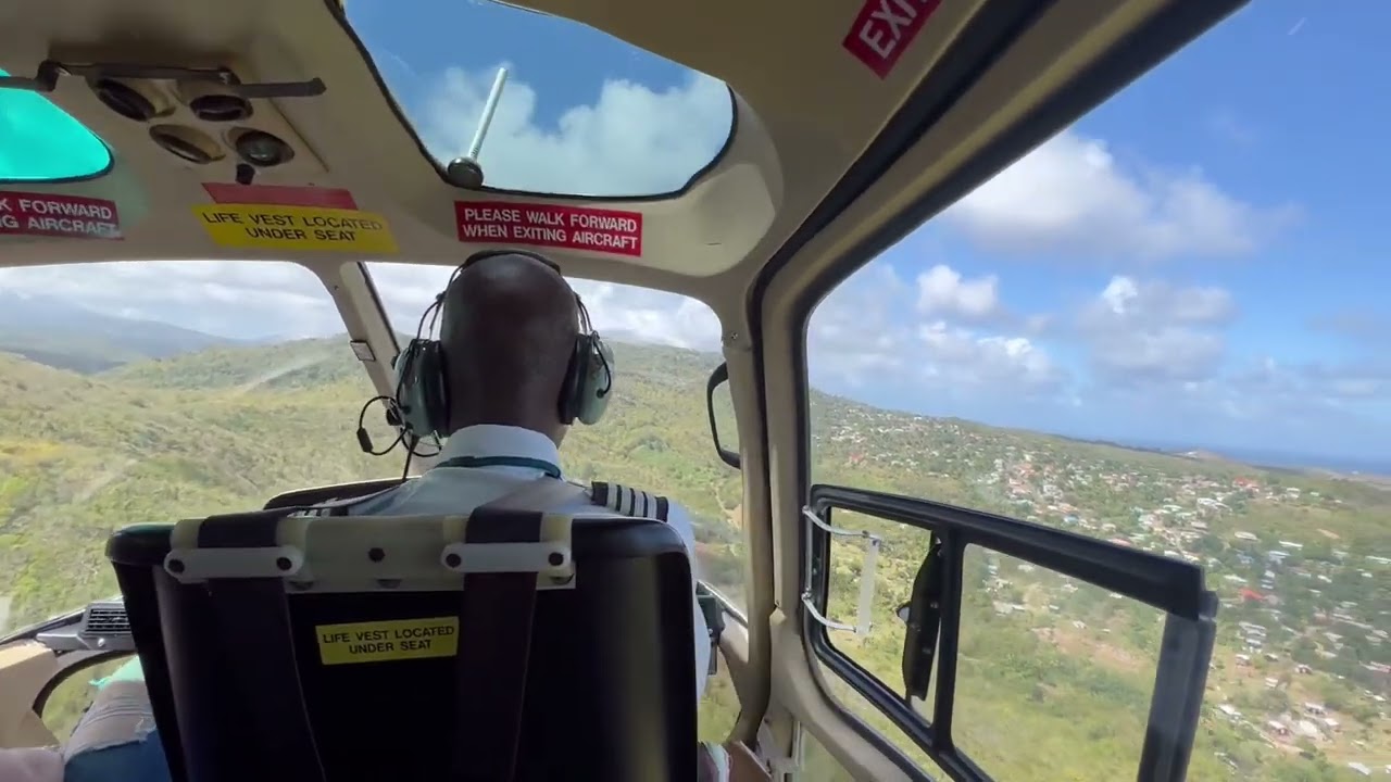 Helicopter Transfer in St. Lucia / VIP arrival for Sandals Resorts Guests
