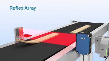 Sensor fotoelétrico Reflex Array SICK