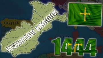 What if Visigothic Kingdom Existed in 1444 - Eu4 Timelapse