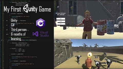 My First Unity Game - 2018 || shoot