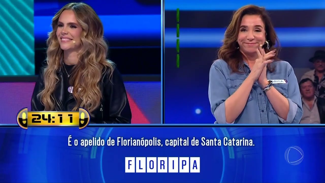 ACERTE OU CAIA: Mariana desespera no fim do duelo com Marisa Orth