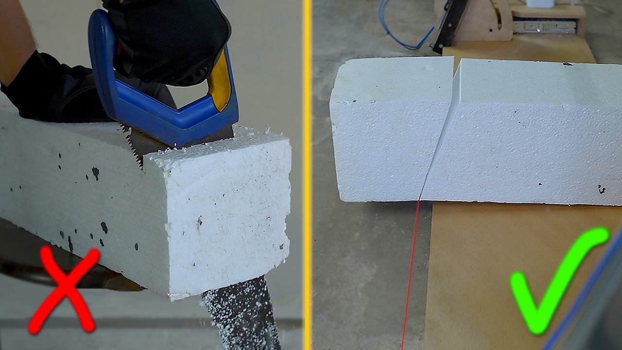 Homemade Polystyrene Foam Hot Wire Cutter - YouTube
