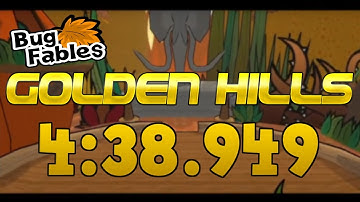 Bug Fables Golden Hills Speedrun IL in 4:38.949 (WR/First sub 4:40!)