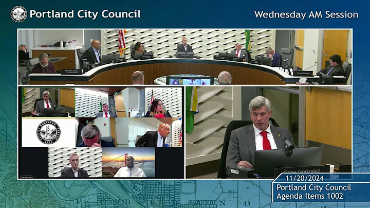 Portland City Council Meeting AM Session 11/20/24