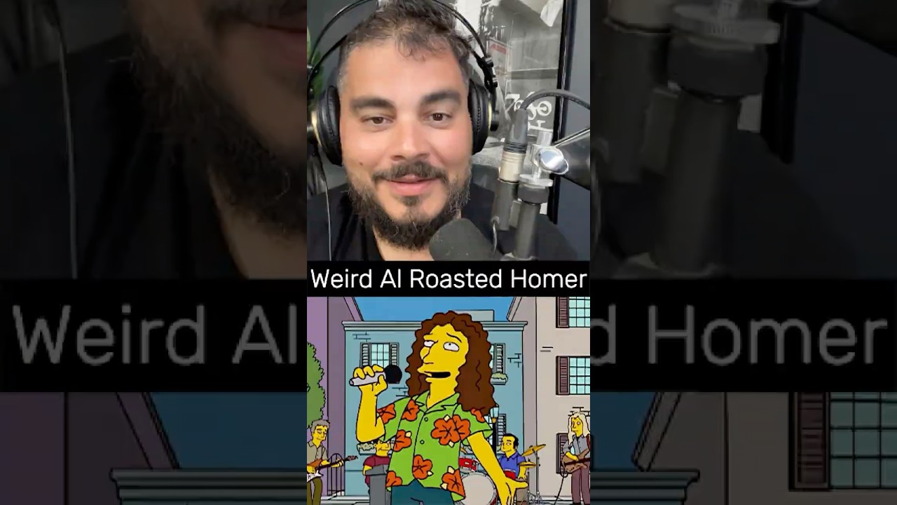 Weird Al Roasted Homer Weird Al Roasted Homer