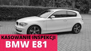 Kasowanie Inspekcji Bmw E81 / Oilservice / Inspreset - Youtube