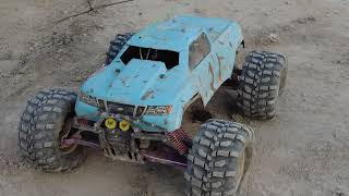 HPI Savage 21 Nitro Monster Truck In Some Dust!!
