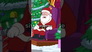 Meg Sits On Santas Lap