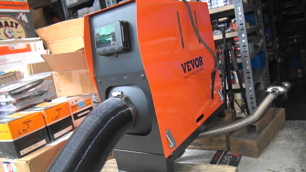Vevor 8kW (27,300 BTU) diesel fired air heater - Part 2: Testing - Ideal  heat for a work shop 