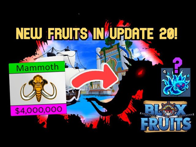 BLOX FRUITS UPDATE 20 IS HERE AND THEY ANNOUNCED THE NEW MAP + MAMMOTH FRUIT?  