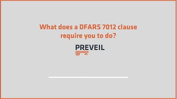 What a DFARS 7012 clause in your contract requires you to do