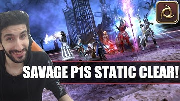 FFXIV - Static Pandaemonium SAVAGE (P1S Erichthonios NIN POV) - ALNINIO