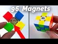 Putting 96 Magnets into the MeiLong 3x3 !!! | #NotClickbait