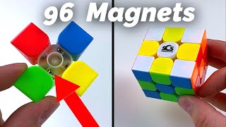 Putting 96 Magnets into the MeiLong 3x3 !!! | #NotClickbait