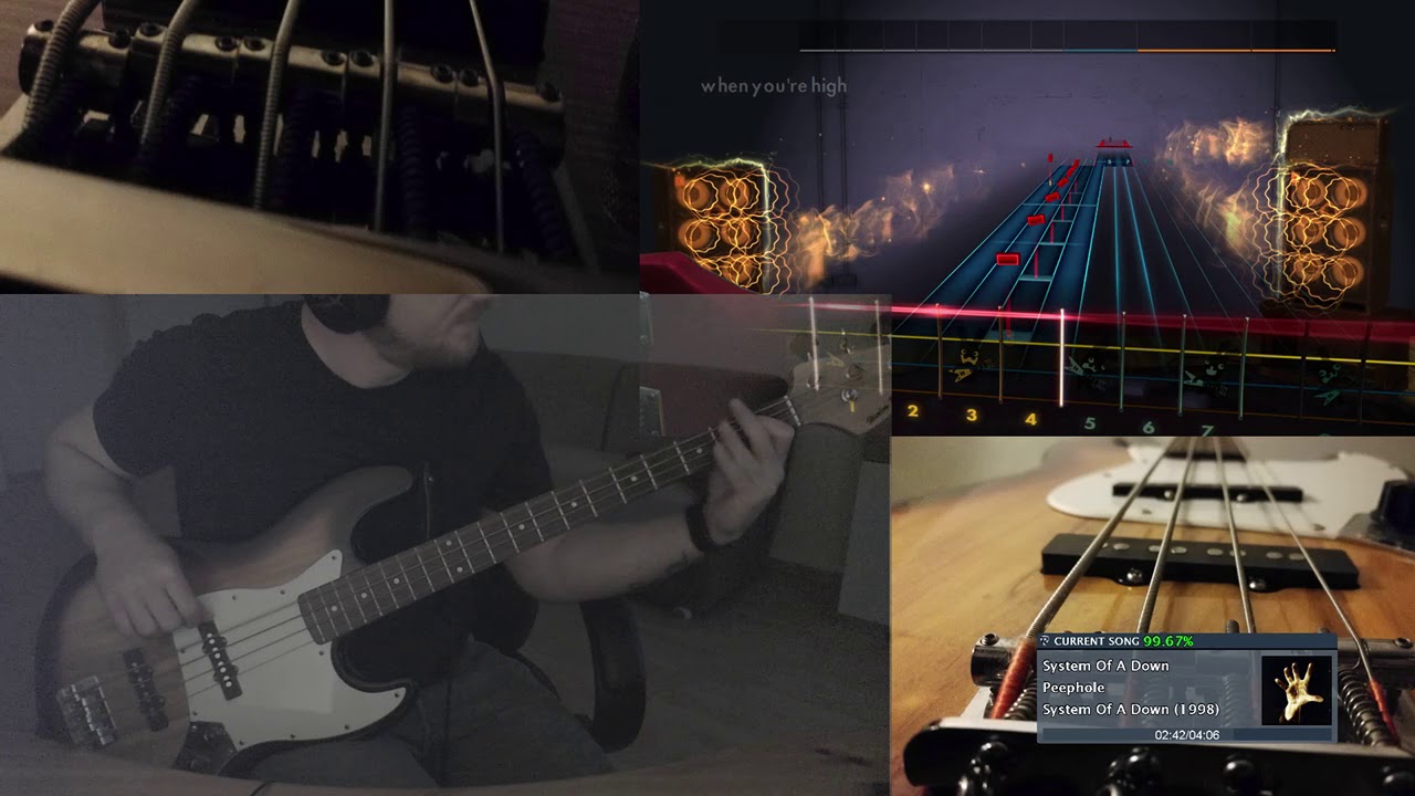 System Of A Down Peephole Rocksmith 2014 E-Bass (System Of A Down - Peephole) - YouTube