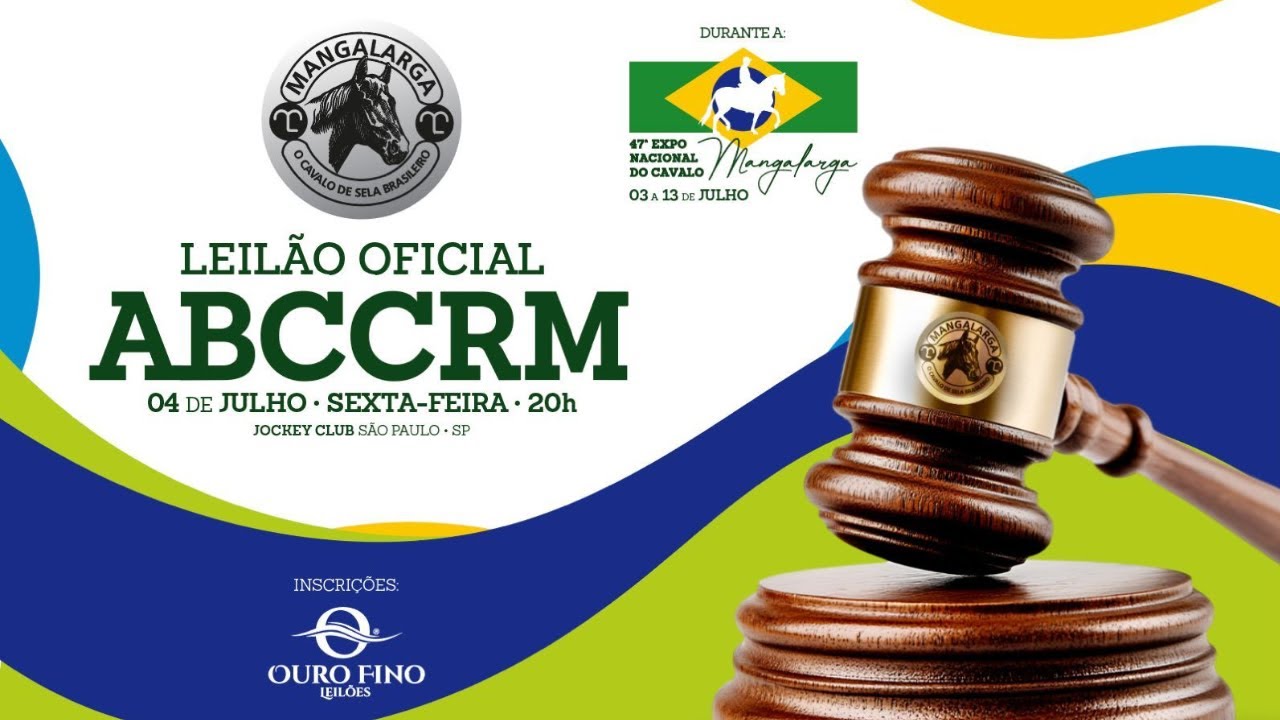 📍Leilão Oficial ABCCRM - Ouro Fino Leilões