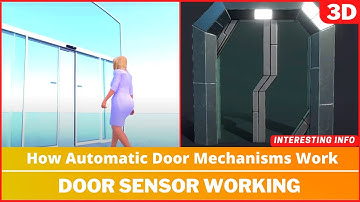 How Automatic Door Mechanisms Work || Door Sensor Working