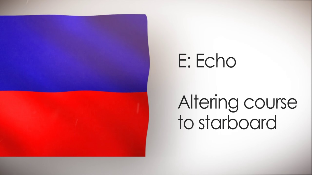 footage of chernobyl E - Nautical Flag / Letter & Meaning - International maritime signal flags