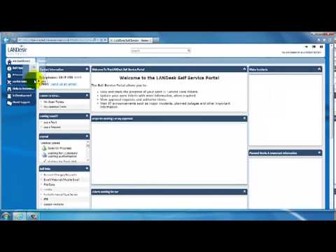 LANDesk Self Service Portal - Introduction To Logging PlanIT Tickets