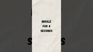 Feeling Nervous? Do the 4-7-8 Breathing!