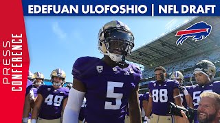 Edefuan Ulofoshio: “Feel Like I’m Adaptable to the Game” | Buffalo Bills | NFL Draft 2024