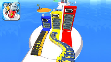 Battery Run ➕💣🏐 Gameplay Walkthrough All Levels Android ,iOS juice run New Updates