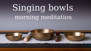 Пение чаши утро звук медитация