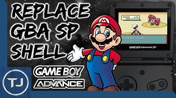 Replace GameBoy Advance SP Shell & Housing! [2017 Tutorial]