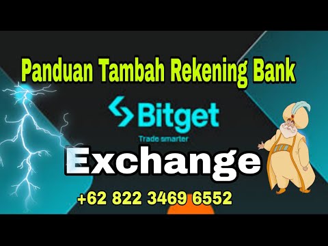 Cara menambahkan rekening di Bitget