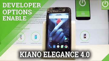 KIANO Elegance 4.0 Developer Options / Enable USB Debugging