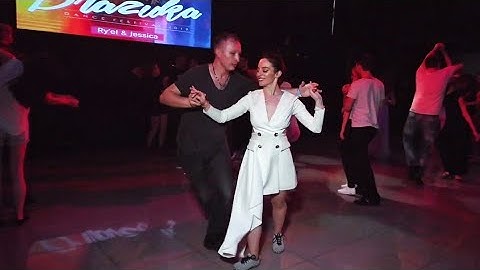 Brazuka 2019. Dj Remy and Jessica Lamdon. #Zouk improvisation