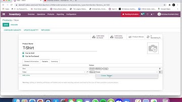 Odoo V14 - Product.Template VS Product.Product