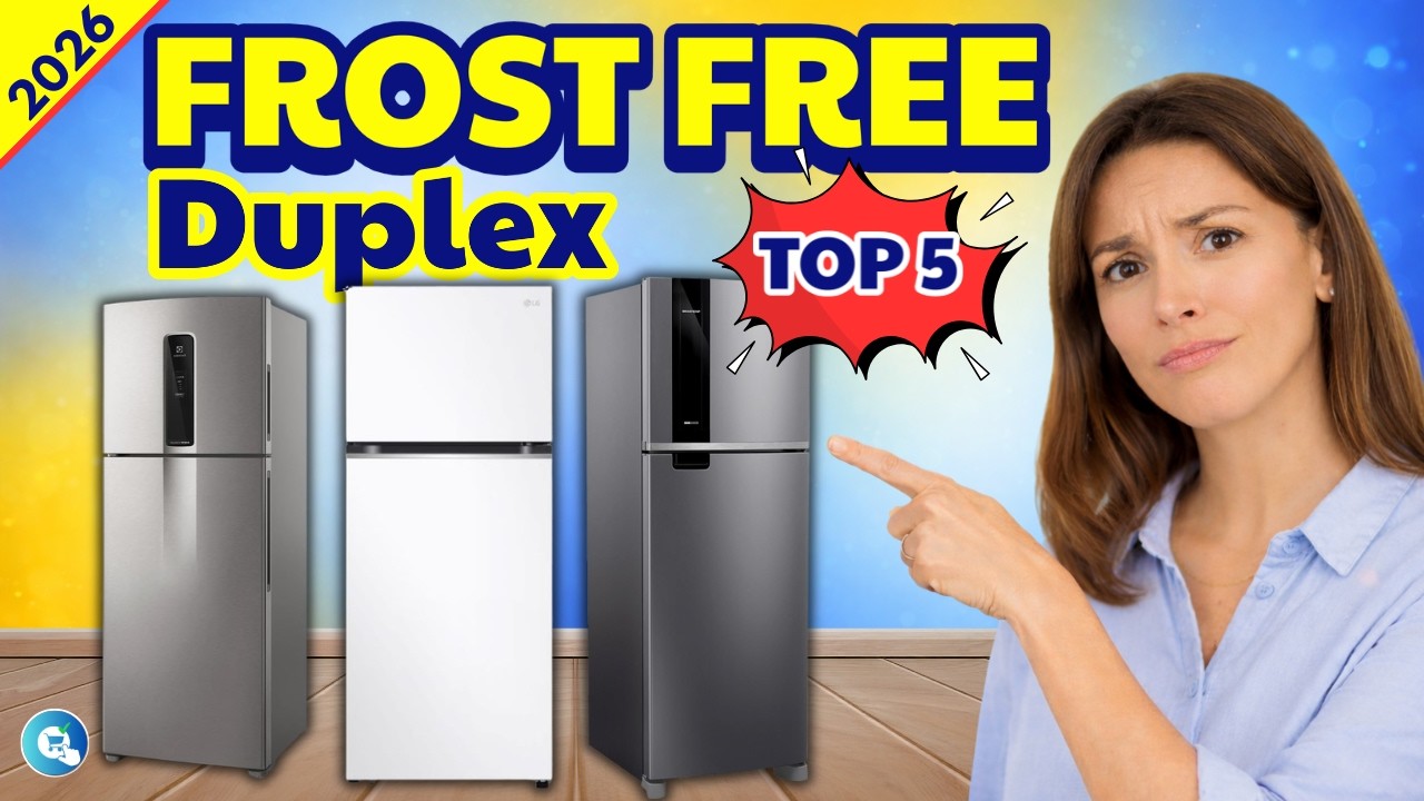 5 Melhores GELADEIRAS FROST FREE DUPLEX: Espaçosas e não pesam na Conta de Energia!