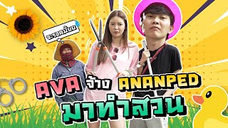 Ava's Vlog l จ้าง ANANPED เป็นคนสวนหนึ่งวัน จะรอดหรือร่วง??!!