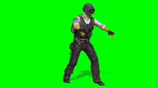 Green screen Joget || Karakter PUBG