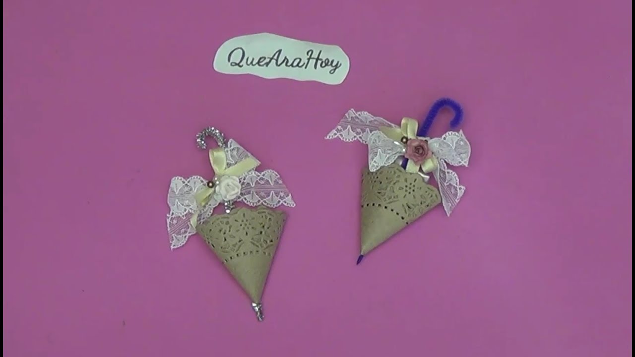 Recuerdos para ceremonía Sombrillas de época