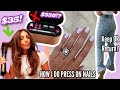 VLOG! NEW HAIR TOOL, PRESS ON NAILS FOR 2 WEEKS, NEW DENIM!