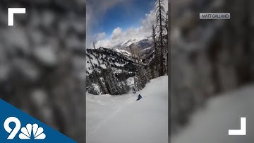 Skier recounts close call with avalanche