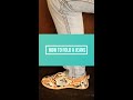 How To Fold Jeans | Simple Way | Fashion Hack #shorts #viral #tranding