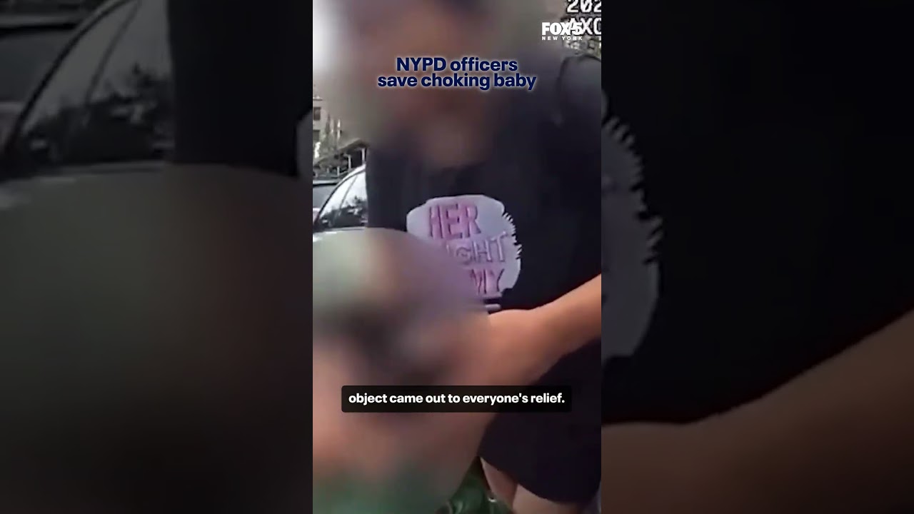 Body camera video shows NYPD officers save choking Bronx baby