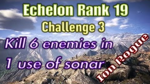 Ghost Recon Breakpoint Echelon Class Rank 19 Challenge 3