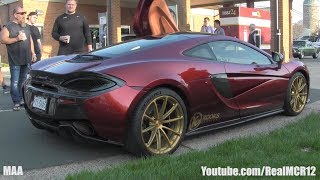 McLaren 570GT - Start-up - Sound! Katie's Cars and Coffee