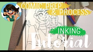 Penciling and Inking A Comic Cover: Comic Prep and Process