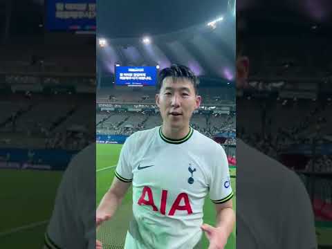 Heung-Min Son talks after scoring TWICE against Team K League in Seoul 🇰🇷