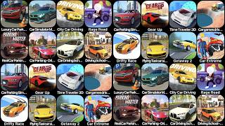 Car Parking, Luxury Car Parking, Drifty Race, Gear Up, Real Car Parking, Time Traveler 3D screenshot 1