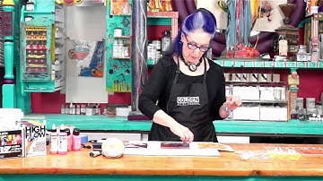 Monoprinting with Golden OPEN Acrylics on Gelli® Plates